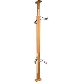 gearup OakRak Floor to Ceiling Storage Rack, Unfinished