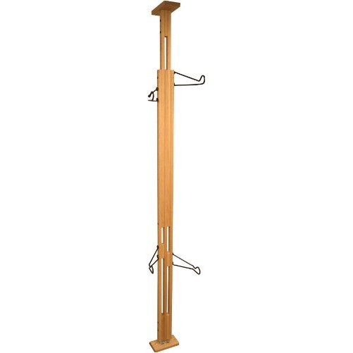 gearup OakRak Floor to Ceiling Storage Rack, Unfinished