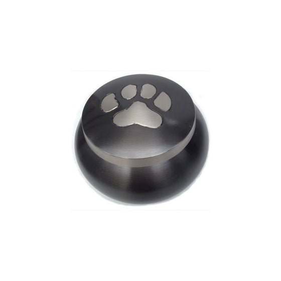 Odyssey Series Single Paw Slate Cremation Urns for Pets - Handmade Pet Memorial Slate Color - Medium