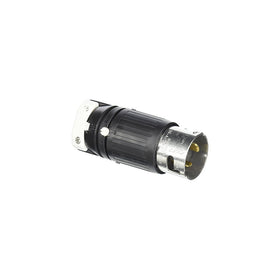 Hubbell CS8265C Locking Plug, 50 amp, 250V, 2 Pole 3 Wire