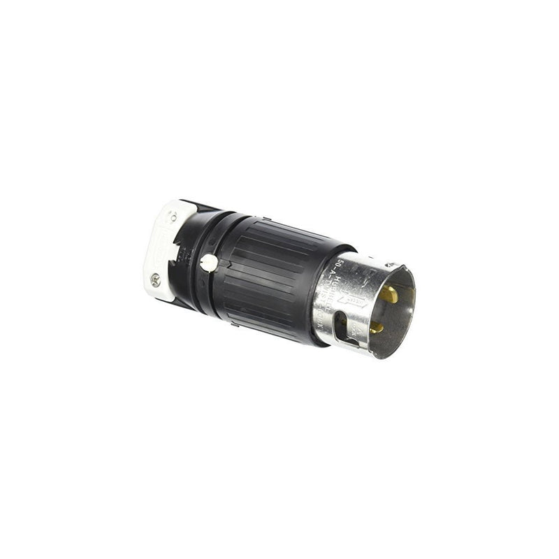 Hubbell CS8265C Locking Plug, 50 amp, 250V, 2 Pole 3 Wire