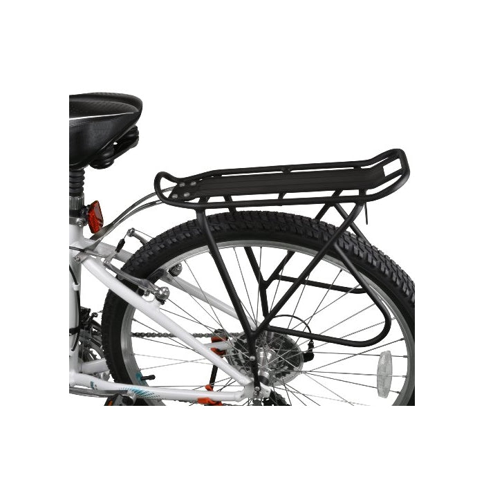 Ibera PakRak Bicycle Touring Carrier Plus, Frame-Mounted for Heavier Top & Side Loads, Height Adjustable, Fender Board, for 26"-29" Frames