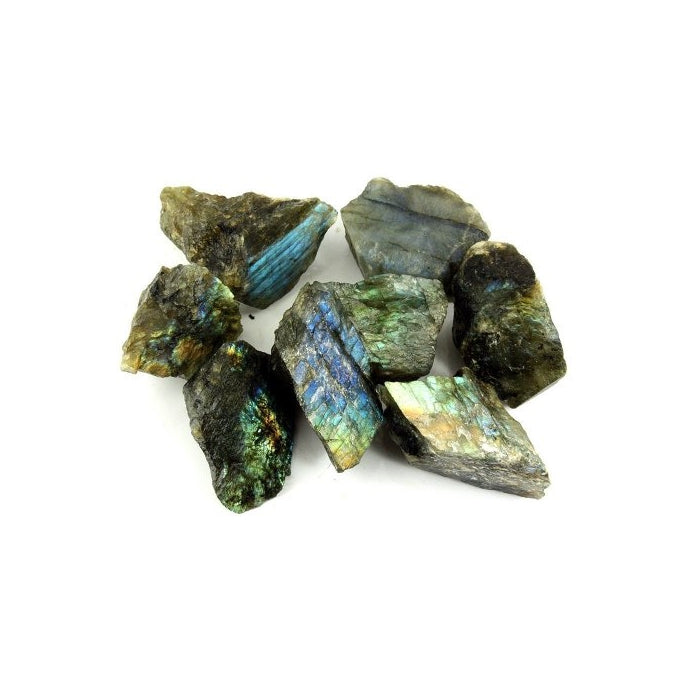 Rough Labradorite Wholesale Minerals; By-the-Pound:from Madagascar - Large 1" Raw Natural Crystals for Cabbing, Cutting, Lapidary, Tumbling, and Polishing & Reiki Crystal Healing