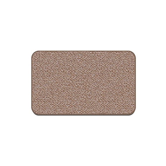 Skid-resistant Carpet Indoor Area Rug Floor Mat - Praline Brown - 3' X 5' - Many Other Sizes to Choose From