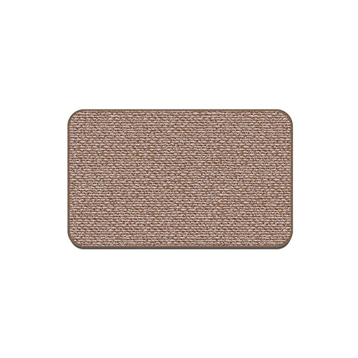 Skid-resistant Carpet Indoor Area Rug Floor Mat - Praline Brown - 3' X 5' - Many Other Sizes to Choose From