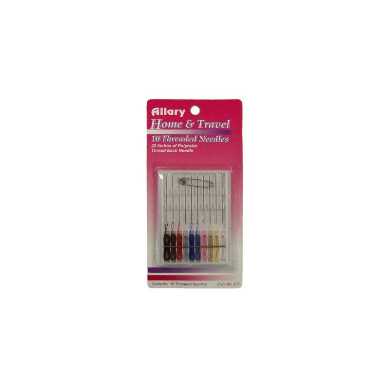 Allary Home and Travel 10 Threaded Needles