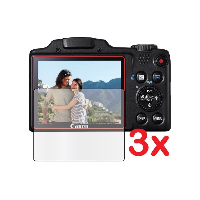 3x Canon PowerShot SX510 HS SX-510 HS Digital Camera Premium Clear LCD Screen Protector Cover Guard Shield Film Kits. Exact fit, no cutting. (3 pieces by GUARMOR)