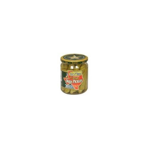 Talk O Texas Okra Mild Pickles, 16 oz (Pack of 3)