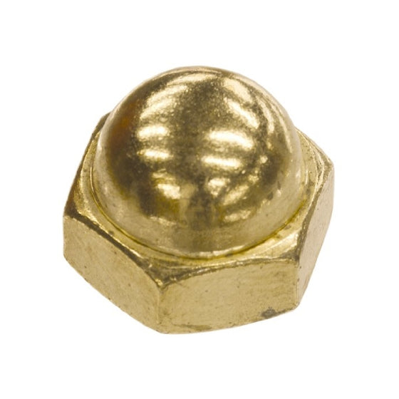 The Hillman Group The Hillman Group 850 Brass Acorn Nut 1/4-20 In. 20-Pack