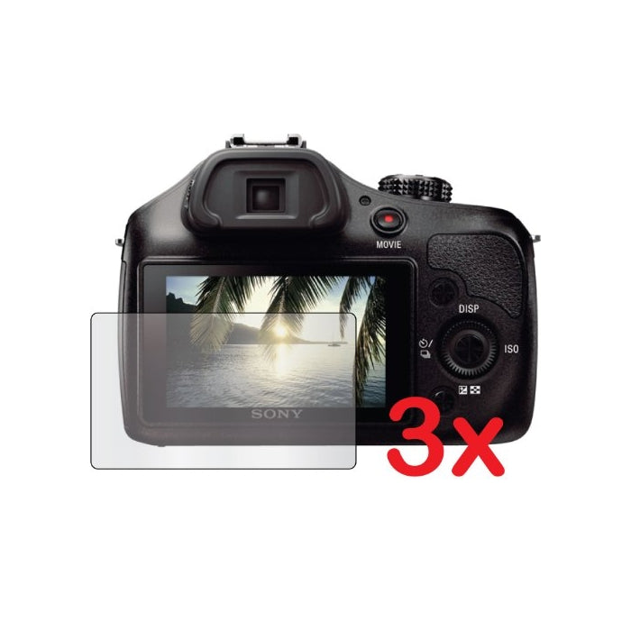 3x Sony Alpha DSLR A3000 ILCE-3000 Digital Camera Premium Clear LCD Screen Protector Cover Guard Shield Film Kits. Exact fit, no cutting. (3 pieces by GUARMOR)