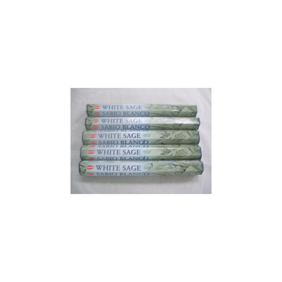 Hem White Sage 100 Incense Sticks (5packs of 20 sticks)