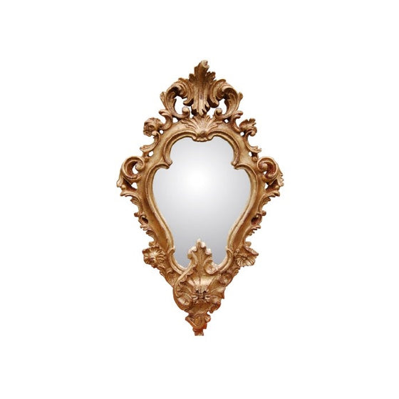 Hickory Manor House Regence Mirror, Gold Leaf