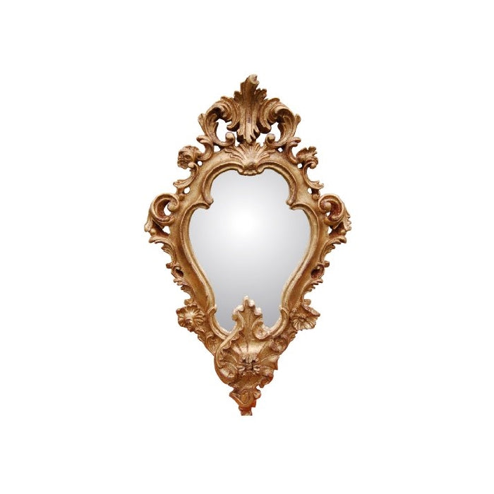 Hickory Manor House Regence Mirror, Gold Leaf