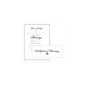 Certificate-Marriage w/Envelope