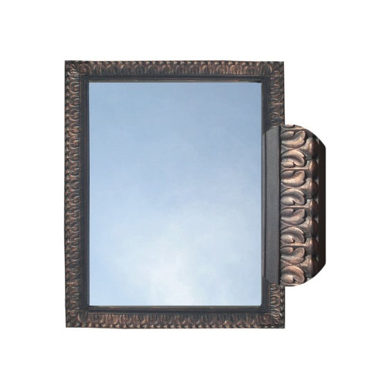 Bathroom Mirror Vanity Rectangular Framed Wall Mirror (Oil Rubbed Bronze)