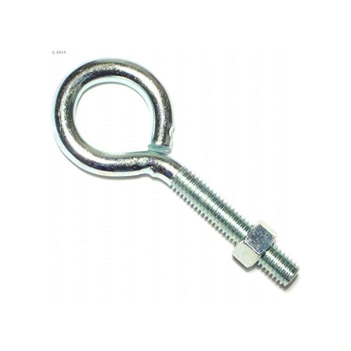 Hard-to-Find Fastener 014973239930 Eye Bolts with Nuts, 3/8-16 x 4-Inch, 5-Piece