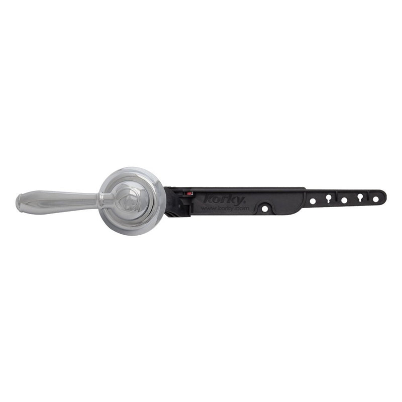 Korky 6051BP Strongarm Toilet Tank Lever, Faucet Style in Chrome - Universal to Fit Front, Angled, Side, Left and Right Mount Toilets