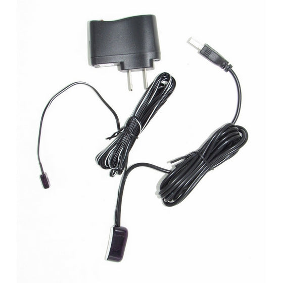 HIGHROCK IR Hidden Infrared Remote Extender Receiver Emitter Repeater System (with Power adapter )