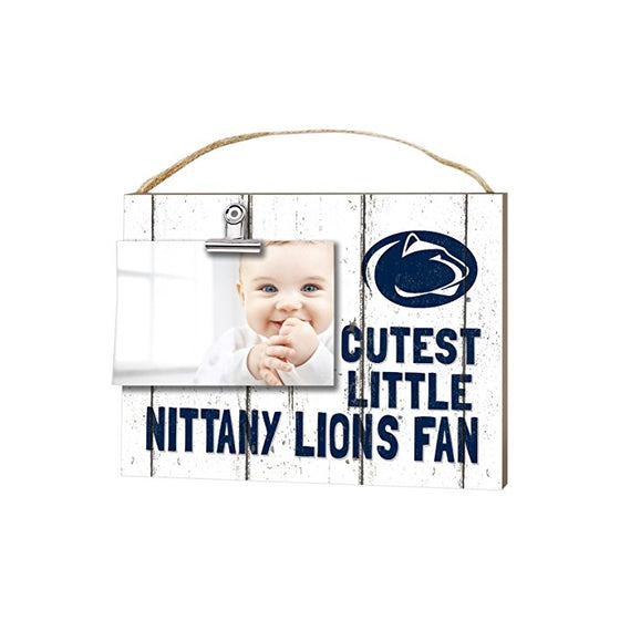 KH Sports Fan 10" x 8" Penn State Nittany Lions Clip It Weathered Baby Logo Collage Photo Frame