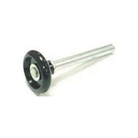 1 X 2 Inch Bearingless Black Nylon Garage Door Roller (4 Inch Stem) by Helton