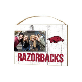 KH Sports Fan 10" x 8" Arkansas Razorbacks Clip It Weathered Logo Collage Photo Frame