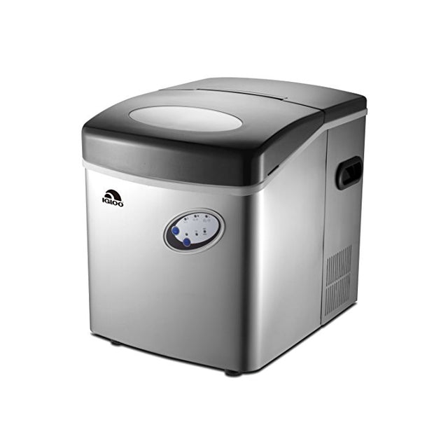 Igloo ICE115-SS-SM Extra Large Ice Maker, Stainless Steel