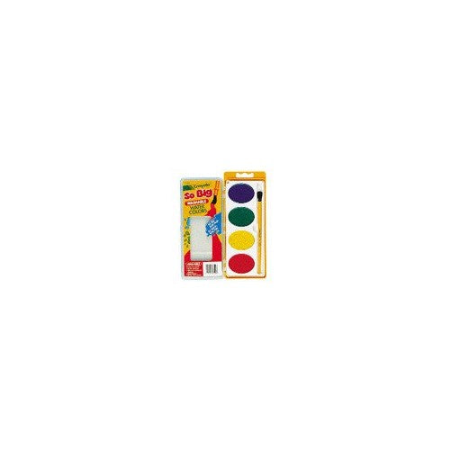 Binney & Smith Crayola(R) So Big(TM) Washable Watercolor Set, Set Of 4 Colors