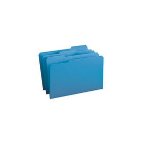 Smead File Folder, 1/3-Cut Tab, Legal Size, Blue, 100 per Box (17043)