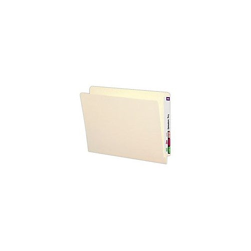Smead End Tab File Folder, Shelf-Master Reinforced Straight-Cut Tab, Letter Size, Manila, 100 per Box (24109)