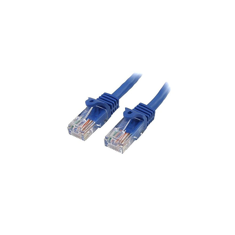 StarTech.com Cat5e Ethernet Cable10 ft - Blue - Patch Cable - Snagless Cat5e Cable - Network Cable - Ethernet Cord - Cat 5e Cable - 10ft