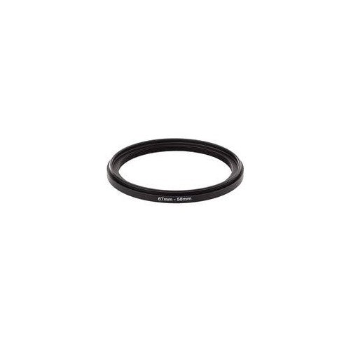 Bower Step-Down Adapter Ring 67mm Lens to 58mm Filter Size