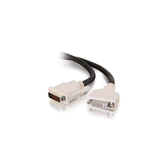 C2G/Cables to Go 29322 DVI-I M/F Dual Link Digital/Analog Video Extension Cable (3 Meters/9.8 Feet)