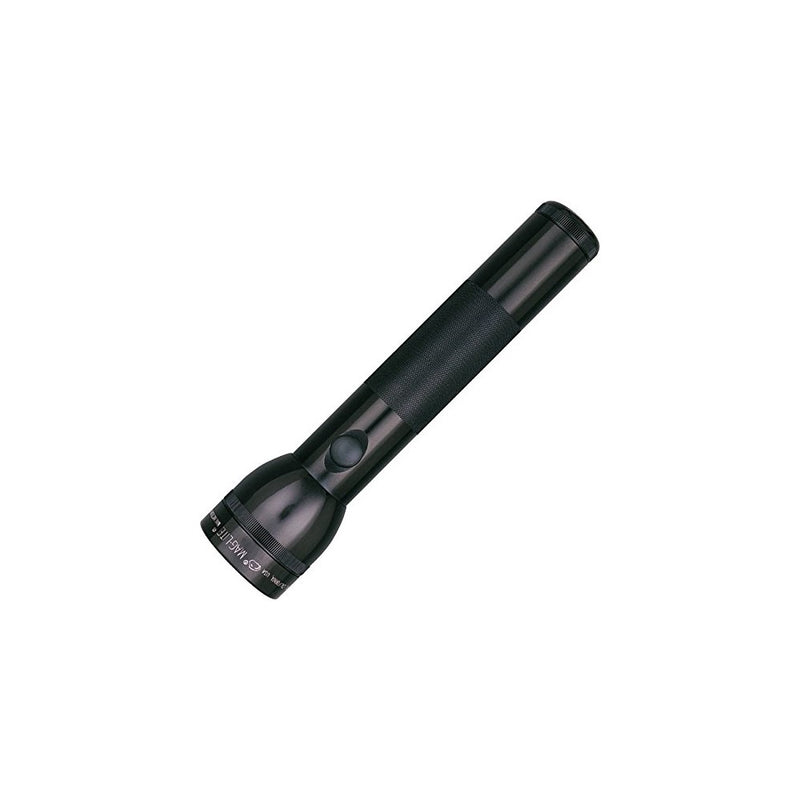 Maglite Heavy-Duty Incandescent 2-Cell D Flashlight in Display Box, Black