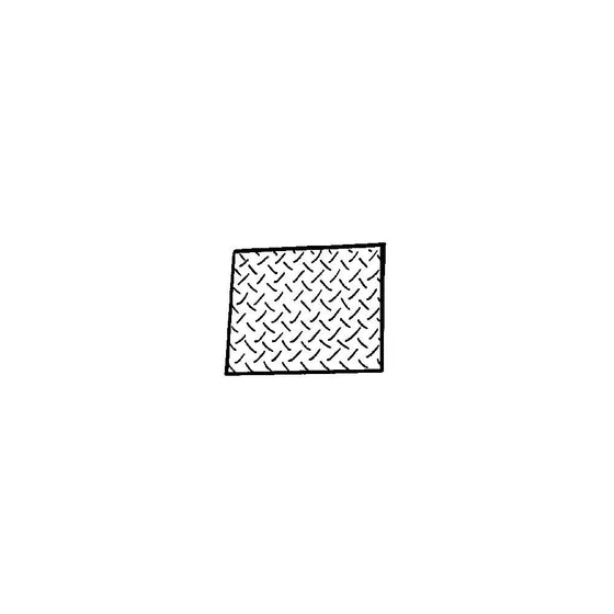 DIAMOND PLTE STL 12"X24" by BOLTMASTER MfrPartNo 11799
