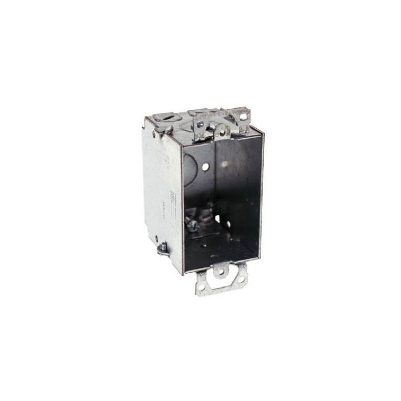 Hubbell Raco 519 2-1/2-Inch Deep, Gangable NMSC Clamps, with Plaster Ears 3-Inch by 2-Inch Switch Box