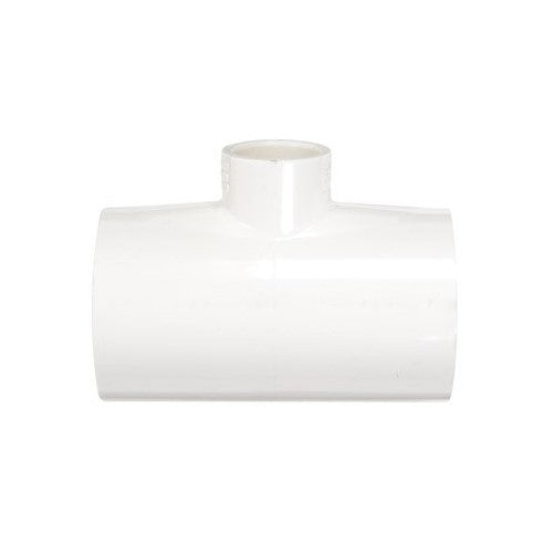 Charlotte Pipe Reducing Tee Sch 40 Pvc 1-1/4 " X 1-1/4 " X 1/2 " White