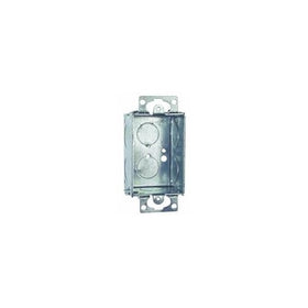 Thomas & Betts 51 Galvanized Steel 1-Gang Gangable Switch Box 2 Inch x 3 Inch x 2 Inch 10 Cubic-Inch Steel City Bowers
