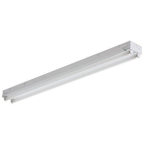 Lithonia Lighting C 232 120 GESB Two-Light T8 Fluorescent Ceiling Fixture, White