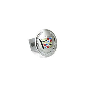 Cadillac Chrome Logo Tow Hitch Cover Plug - New Logo