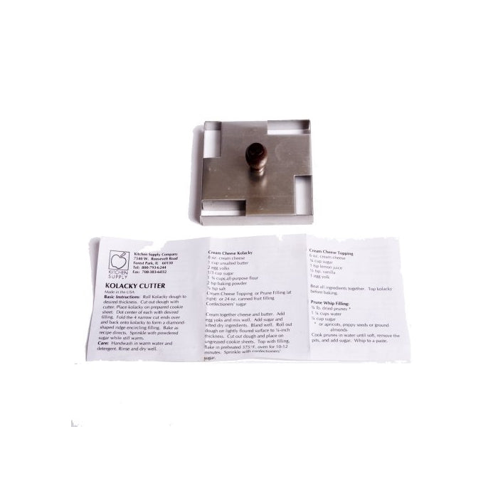 Kitchen Supply 7275 Kolacky Cutter