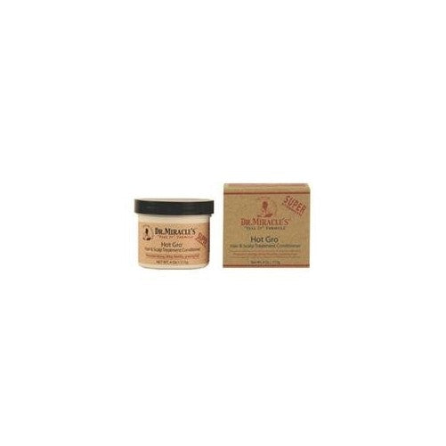 Dr. Miracle's Feel It Formula Hot Gro, Hair & Scalp Treatment Conditioner, Super Strength, 4 oz.