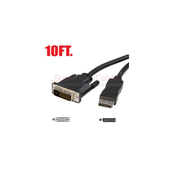 StarTech.com DP2DVIMM6 6 feet DisplayPort to DVI Video Converter Cable - M/M