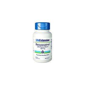 Life Extension Resveratrol with Pterostilbene 100 Mg, 60 Vegetarian Capsules