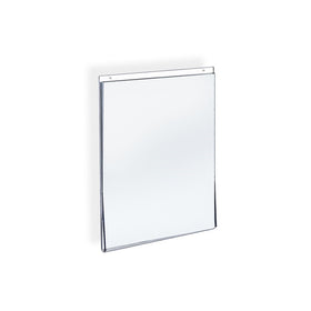 Azar 162714 Acrylic Vertical Wall Mount Sign Holder, 10 Count