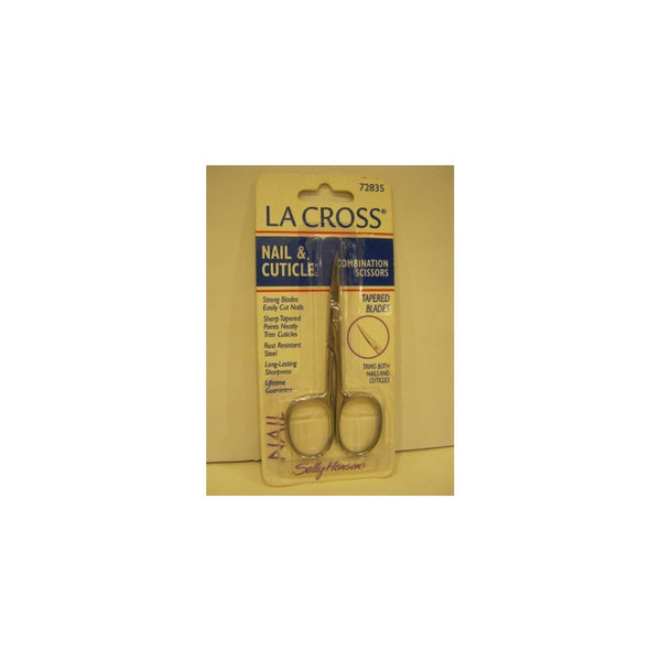 Sally Hansen La Cross Nail & Cuticle Combination Scissors Tapered Blades