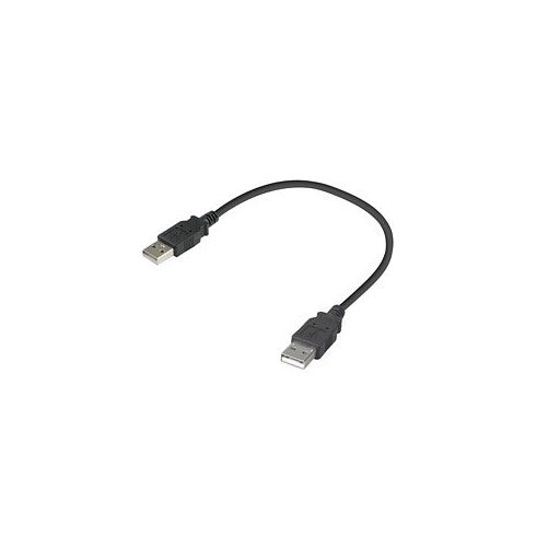 Ziotek 1ft. USB 2.0 Shortys Type A Male Cable