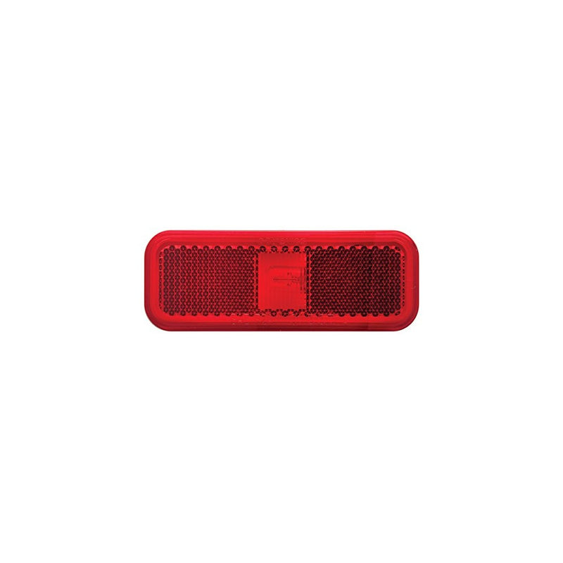 Optronics MC-44RBP Red Rectangular Reflector Marker/Clearance Light