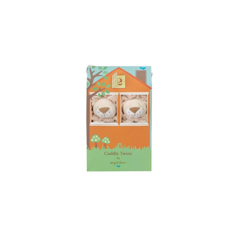Angel Dear Cuddle Twin Set, Yellow Lion