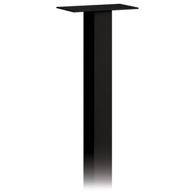 Salsbury Industries 4895BLK Standardin Ground Mounted Mailbox Post, Black