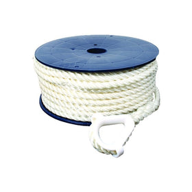 Invincible Marine 150-Foot Twisted Nylon Anchor Line, 1/2-Inches by 150-Feet, White